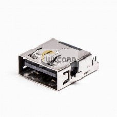 USB Through Hole Mount Female 2.0 Type A 90° Reverse for PCB USB Through Hole Mount Female 2.0 Type A 90° Reverse for PCB