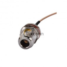 N Type RF Cable Assembly RG316 to SMA Male Right Angle 30CM
