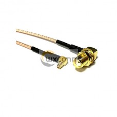 SMA Cable Connector to MMCX Male Right Angle RG178 Cabel Assembly 10CM SMA Cable Connector to MMCX Male Right Angle RG178 Cabel Assembly 10CM