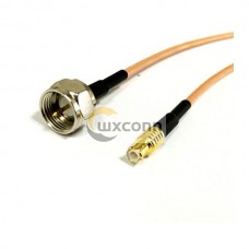 RF Cable Adapter with MCX Male Straight to F Type Male Pigtail Cable RG316 3M