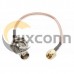 BNC Antenna Cable RG316 15CM to SMA Male Connector