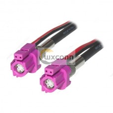 LVDS Cable Extension 1M with 6Pin H Code Female to Female Fakra HSD Connector