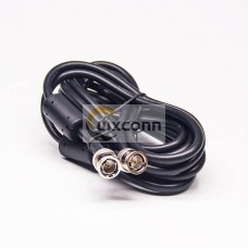 BNC Video Cable RG59 2.5M with Magnet Ring Plug to Plug BNC Video Cable RG59 2.5M with Magnet Ring Plug to Plug