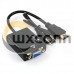 HDMI TO VGA with 3.5mm Cable Even cap Type for PS3，XBOX360 ,DVD and STB