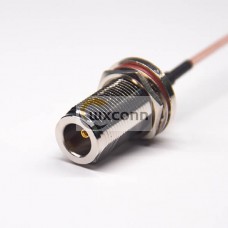 N Connector Cable Aassembly 180 Degree Female to MCX Right Angled Male with RG316 10CM N Connector Cable Aassembly 180 Degree Female to MCX Right Angled Male with RG316 10CM