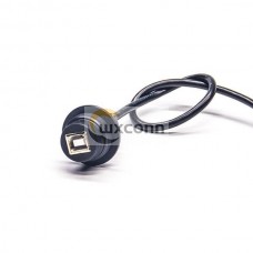 Waterproof Panel Mount Type B cable 1m