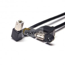 AB Type USB Cable Female to Male 90 Degree OTG Cable AB Type USB Cable Female to Male 90 Degree OTG Cable