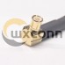 TNC Cable Connector Straight Male to MCX Angled Male Coaxial Cable with RG174 TNC Cable Connector Straight Male to MCX Angled Male Coaxial Cable with RG174