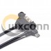 Cable USB OTG Micro USB Left Angle to USB A Straight Male to Female Cable USB OTG Micro USB Left Angle to USB A Straight Male to Female