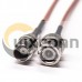 RF Cable Connector BNC Male to TNC Female Straight for RG316 Cable RF Cable Connector BNC Male to TNC Female Straight for RG316 Cable