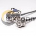 N Type Cable Connectors Female 4 Hole Flange to BNC Male for RG174