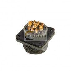 MS3102A24-11P 9 POS Solder Cup ST Box Mount 9 Terminal Automotive Connector MS3102A24-11P 9 POS Solder Cup ST Box Mount 9 Terminal Automotive Connector