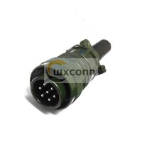 MS3106A16S-1P Male Pins Plug Solder Cup 7 Position Circular Connector MS3106A16S-1P Male Pins Plug Solder Cup 7 Position Circular Connector