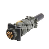 MS3106A20-15S Metal Circ Str Plug Class A Size 20 7 pin12 Solder Socket Contact Connector