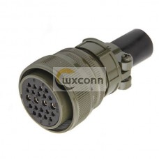 Amphenol MS3106A28-15S Cable Connector 35 Pin Female Socket With Cable Clamp Amphenol MS3106A28-15S Cable Connector 35 Pin Female Socket With Cable Clamp