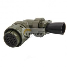 5015 MS3108A28-16S 20 Pin American Standard Aviation Plug Bent Multi Core Connector 5015 MS3108A28-16S 20 Pin American Standard Aviation Plug Bent Multi Core Connector