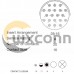 5015 MS3108A28-16S 20 Pin American Standard Aviation Plug Bent Multi Core Connector 5015 MS3108A28-16S 20 Pin American Standard Aviation Plug Bent Multi Core Connector