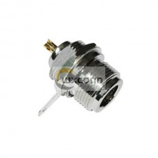 N Type Connector Bulkhead Female 180 Degree for Panel Mount N Type Connector Bulkhead Female 180 Degree for Panel Mount