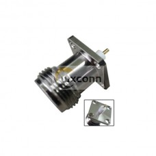 N Type Connector Jack Straight 4Hole Flange for Panel Mount N Type Connector Jack Straight 4Hole Flange for Panel Mount