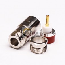 RF Coaxial Connector 180 Degree Jack Clamp Type Coaxial Cable RF Coaxial Connector 180 Degree Jack Clamp Type Coaxial Cable