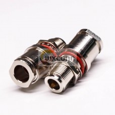 RF Connectors Types 180 Degree Jack Clamp Type Bulkhead RF Connectors Types 180 Degree Jack Clamp Type Bulkhead