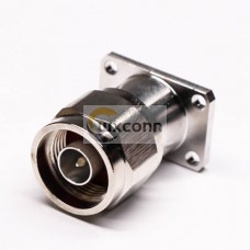 Buy N Type Flange 4 Hole 180 Degree Plug Extended PTFE Waterproof
