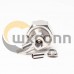 Hexagonal N Connector Male Right Angled Crimp Type for Coaxial Cable Hexagonal N Connector Male Right Angled Crimp Type for Coaxial Cable