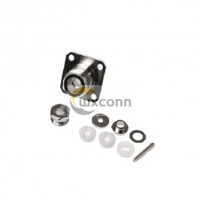 N Type Straight Panel Mount 50Ω Connector Jack Clamp Termination 11GHz