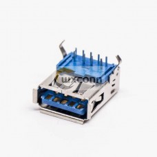 USB 3.0 Connector Female Right Angled DIP for PCB Mount USB 3.0 Connector Female Right Angled DIP for PCB Mount