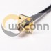 RG174 Cable SMA 4 Hole Flange to MCX Right Angle Female RG174 Cable SMA 4 Hole Flange to MCX Right Angle Female