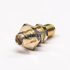 SMA Adapters Straight Gold Plating Female to RP Female SMA Adapters Straight Gold Plating Female to RP Female