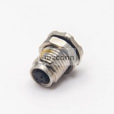 M5 Threaded Connector 3Pin Female Socket Panel Mount Waterproof Shield Solder Cup for cable M5 Threaded Connector 3Pin Female Socket Panel Mount Waterproof Shield Solder Cup for cable