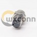 M8 Connector Screw Waterproof Socket Male Straight 3 Pin Front Blukhead Solder Cup for Cable M8 Connector Screw Waterproof Socket Male Straight 3 Pin Front Blukhead Solder Cup for Cable