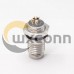 M8 4 Pin Sensor Connector Waterproof Socket Male Straight Blukhead Solder Cup for Cable M8 4 Pin Sensor Connector Waterproof Socket Male Straight Blukhead Solder Cup for Cable