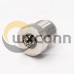 M8 Connector 6 Pin Female Socket Panel Mount Straight A Coding Solder Cup for Cable