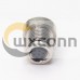 M8 Connector 6 Pin Female Socket Panel Mount Straight A Coding Solder Cup for Cable