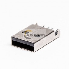 USB Type A Plug 90 Degree SMT for PCB Mount USB Type A Plug 90 Degree SMT for PCB Mount