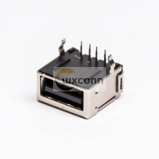 USB 2.0 Type A Female Connector Right Angled DIP for PCB Mount