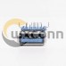 USB 3.0 Type A Port Right Angled Female DIP Through Hole USB 3.0 Type A Port Right Angled Female DIP Through Hole