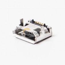 Connector Micro USB 5 Pin Type B DIP 7.15 for PCB Mount Connector Micro USB 5 Pin Type B DIP 7.15 for PCB Mount