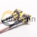 SMA Cable Rear Panel Mount Straight Female to IPEX Angled Female with RG178