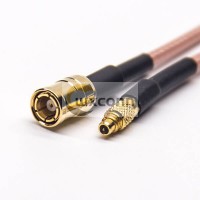 MMCX Cable 180 Degree Male to SMB Male Straight Cable with RG316 MMCX Cable 180 Degree Male to SMB Male Straight Cable with RG316