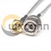 BNC Cable Connector Male Straight to SMA Straight Female Rear Panel Mount Coaxial Cable with RG316 BNC Cable Connector Male Straight to SMA Straight Female Rear Panel Mount Coaxial Cable with RG316