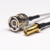 BNC SMA Cable BNC 180 Degree Male to SMA 180 Degree Female Cable with RG316 BNC SMA Cable BNC 180 Degree Male to SMA 180 Degree Female Cable with RG316