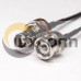 BNC Connector with Cable Waterproof Straight Female to BNC Straight Male Cable with RG174