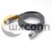 M8 4 Pin Serial Cable 180 Degree Male to Female Plug Connector For Cable 24AWG 2M M8 4 Pin Serial Cable 180 Degree Male to Female Plug Connector For Cable 24AWG 2M