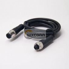 M12 5 Pin Sensor Cable C-Coding Male To Female Industrial Waterproof Cable 1M AWG22 M12 5 Pin Sensor Cable C-Coding Male To Female Industrial Waterproof Cable 1M AWG22