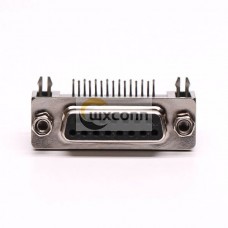 15 Pin D Sub Female Connector Right Angle Staking Type for PCB Mount 15 Pin D Sub Female Connector Right Angle Staking Type for PCB Mount