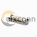 D SUB Right Angled Connector Female Machine 25 Pin Staking Type Through Hole for PCB Mount D SUB Right Angled Connector Female Machine 25 Pin Staking Type Through Hole for PCB Mount