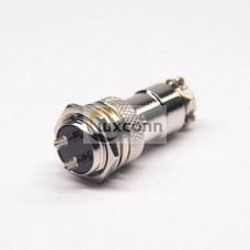 2 Pin Aviation Connector GX16 Male Female 180 Degree for Cable 2 Pin Aviation Connector GX16 Male Female 180 Degree for Cable